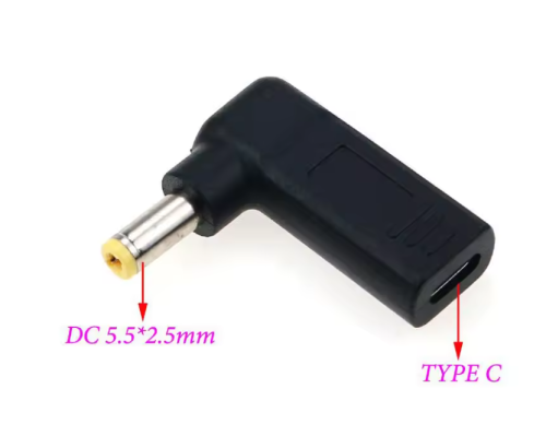 Type-C to Laptop/Tablet Adapter, Size: 2.5 * 5.5