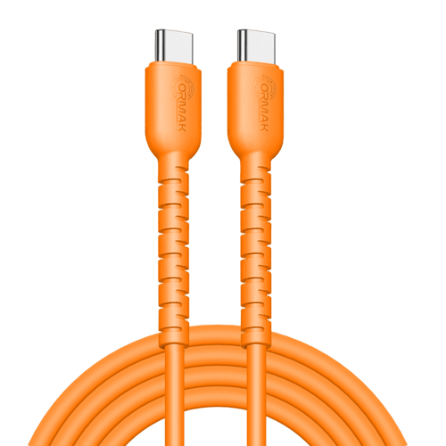 شاحن أورماك 35 وات منفذين تايب سي مع كيبل شحن 60 و...