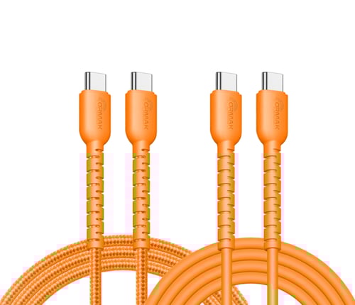 شاحن أورماك 35 وات منفذين تايب سي مع كيبل شحن 60 و...