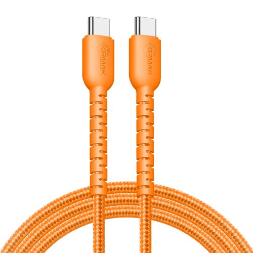 شاحن أورماك 35 وات منفذين تايب سي مع كيبل شحن 60 و...