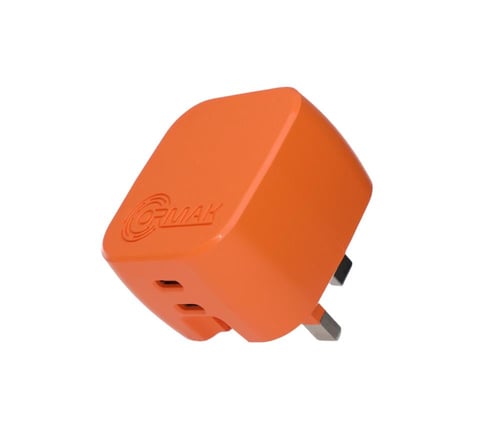 شاحن أورماك 35 وات منفذين تايب سي مع كيبل شحن 60 و...