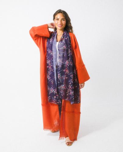 ōrange-töne Abaya