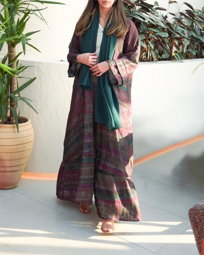 Purple-töne Abaya