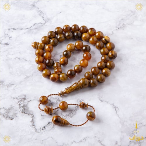 فاتوران بني غامق معرق