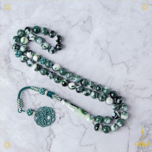 بكلايت بلجيكي أخضر مع أبيض