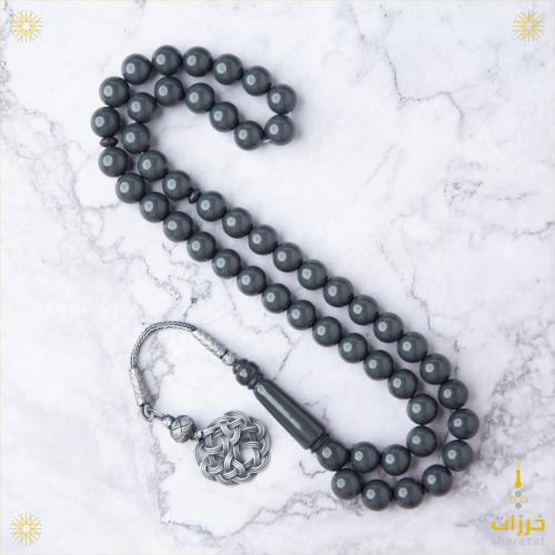 بكلايت بلجيكي رصاصي مع فضة عيار ١٠٠٠