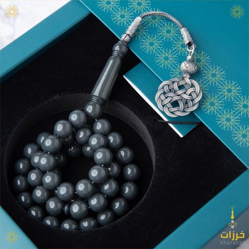 بكلايت بلجيكي رصاصي مع فضة عيار ١٠٠٠