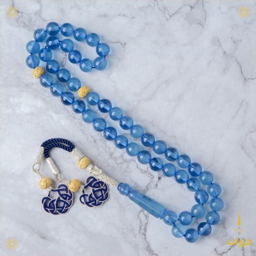 بكلايت بلجيكي سماوي شفاف مضيء