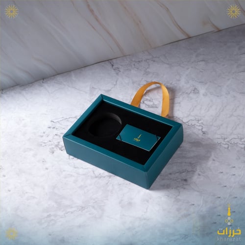 بكلايت احمر عسلي شفاف زيتوني مع فضة