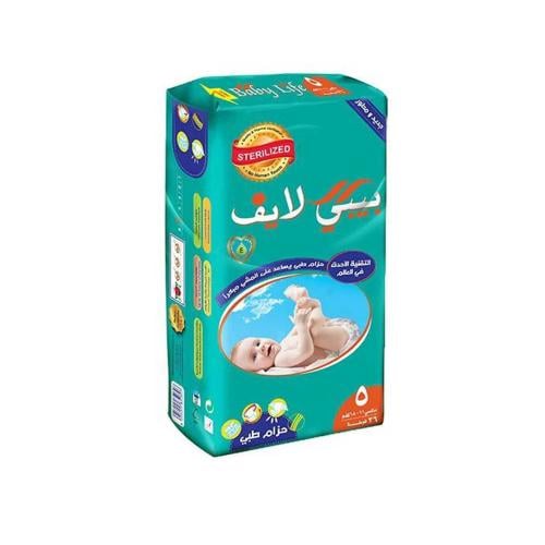 بيبي لايف – حفاضات – مقاس 5 – 18 حفاضة