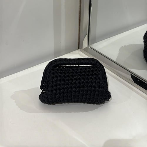 Mini black clutch