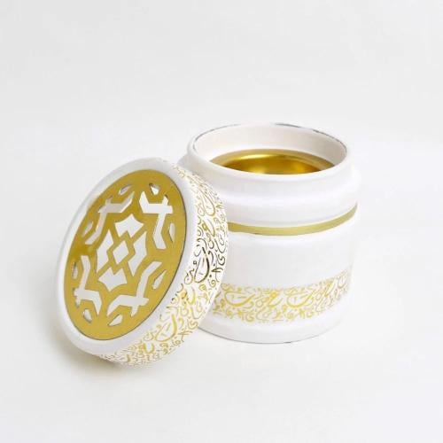 مبخر سيراميك بنقوش ذهبية