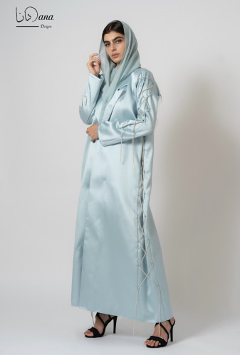 Blazer Abaya With Crystal Rope