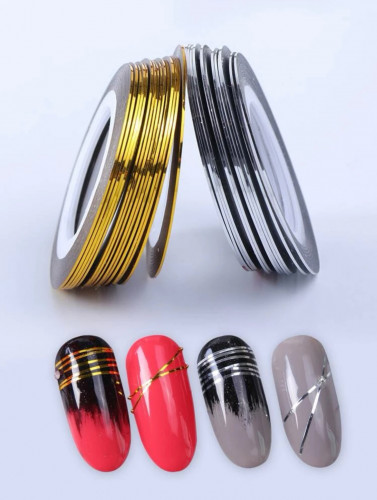 شريط لاصق لتزين الأظافر بالحبة