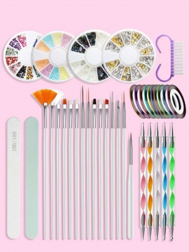 مجموعة تززين الأظافر 37 قطعة