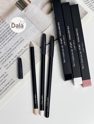 أقلام كحل أبيض وأسود وبيج