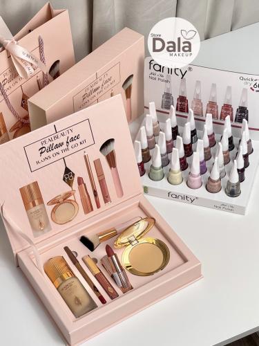 بوكس مكياج بديل شارلوت + بوكس مناكير 24 لون