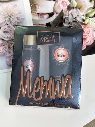 طقم لوشن جسم وبودي ميست برائحة عطر بلاك اوبيوم من...