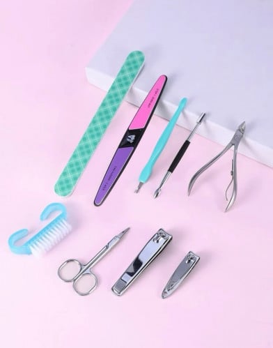 مجموعة العناية بالأظافر 9 قطع