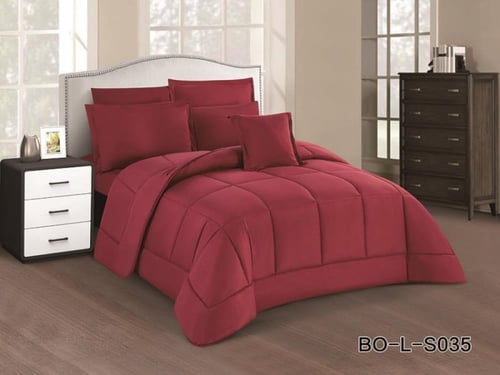 طقم مفرش فاخر ملون