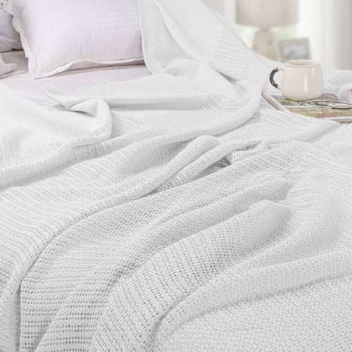 بطانية قطنية منسوجة