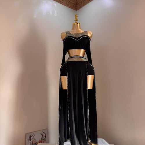 بدلة الراقصة اوكسانا لامعه