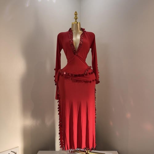 جلابية فيفي عبده للرقص المصري