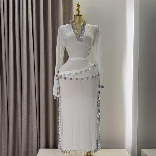 جلابية فيفي عبده للرقص المصري