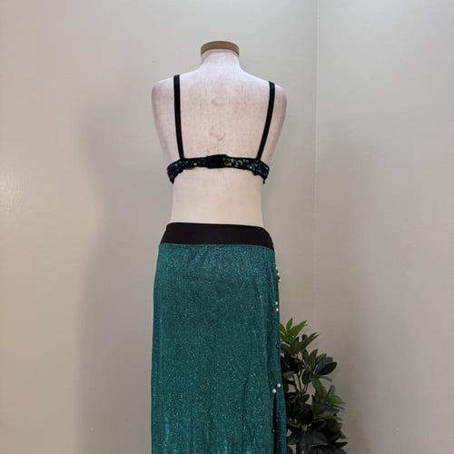 بدلة رقص مصري فخمة تطريز يدوي