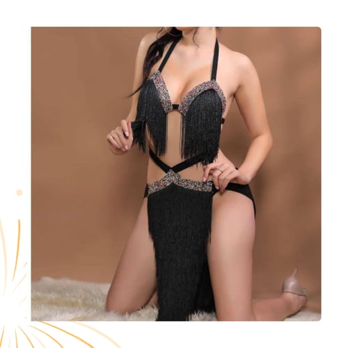 بدلة رقص شرقي فخمة وأنيقة متعددة الالوان