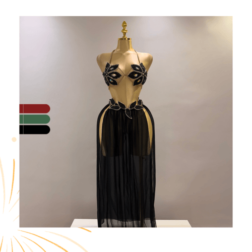 بدلة رقص شرقي فخمة وأنيقة متعددة الالوان