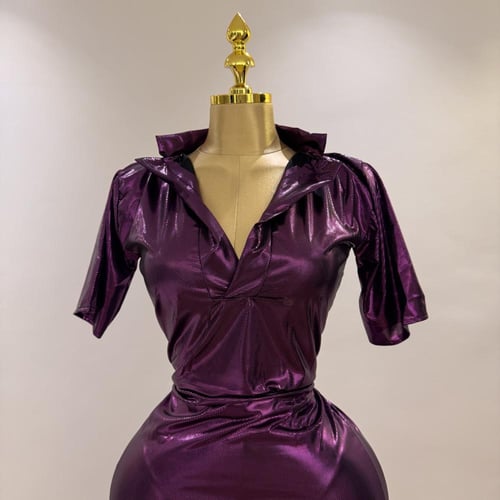 جلابية ليندا اللامعة متعددة الألوان