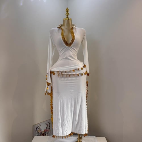 جلابية فيفي عبده للرقص المصري