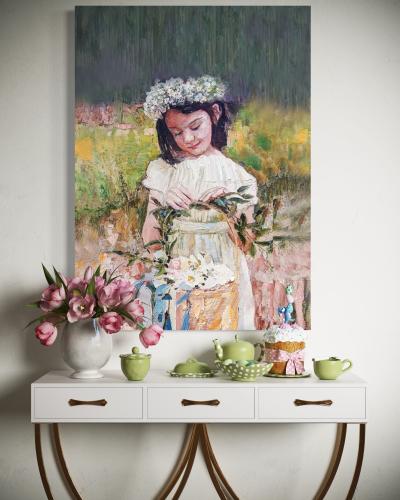 فتاة الزهور.