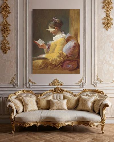 القارئة الحسناء.