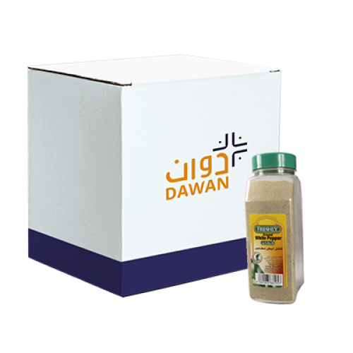 فلفل أبيض مطحون 454ج / 6عبوات بالكرتون