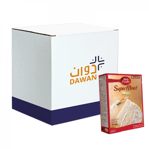 بيتي كروكر-خـلـيـط كـيـك ابـيـض 430ج/12عبوة بالكرت...