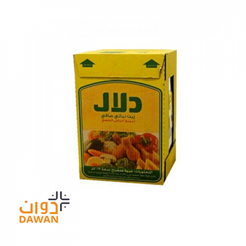 زيت دلال تنك 17 لتر