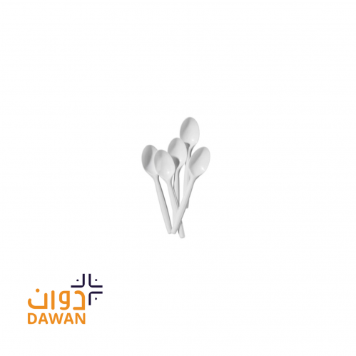 ملاعق صغيرة بيضاء /1000حبة بالكرتون