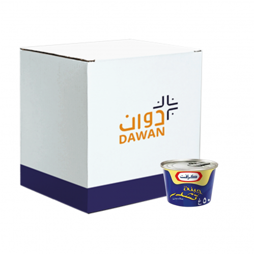 جبنة كرافت تشيدر 50 ج/72 عبوة بالكرتون