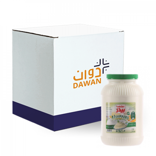 مايونيز بيدر جالون 4 كجم/ 4 عبوات بالكرتون