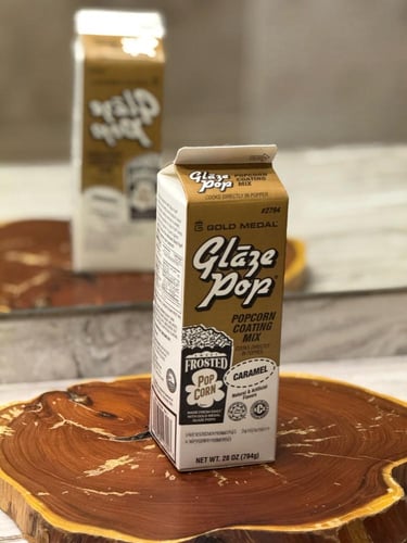 نكهة الكراميل للفشار امريكي جليز بوب GLAZE POP