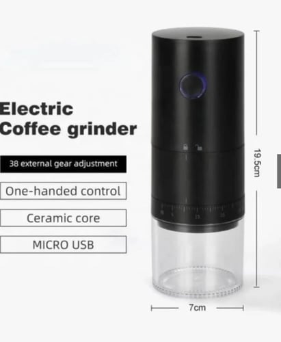 طاحونة كهربائية متنقلة V60 قابلة للشحن Grinder Ele...