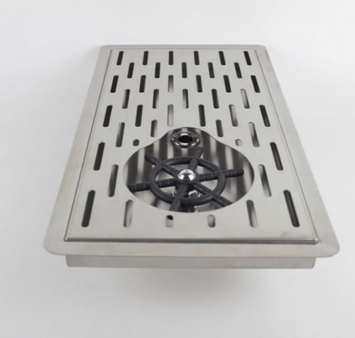 رينزر شفاط لركن القهوة لغسل الاكواب فضي