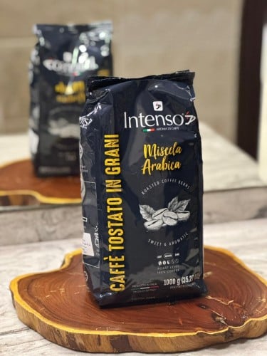 حبوب قهوة انتنسو ارابيكا 100% الايطالية