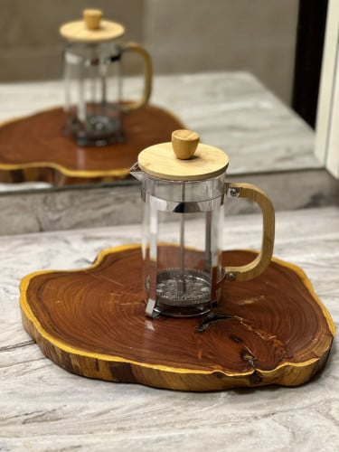 فرنش بريس زجاجي و حامل خشبي