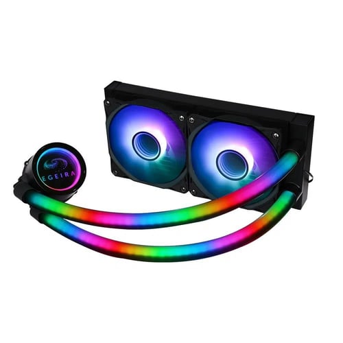 EGEIRA FORZA PS 240mm Black ARGB | مبرد مائي احترا...