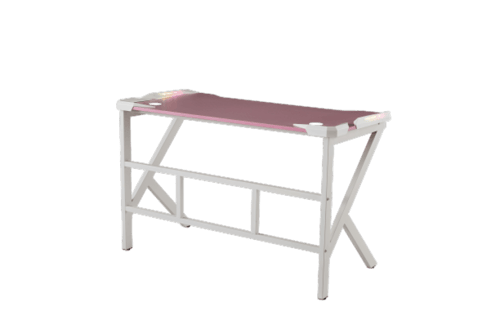 طاولة العاب سبير KP120 باللون الوردي والابيض مع شر...