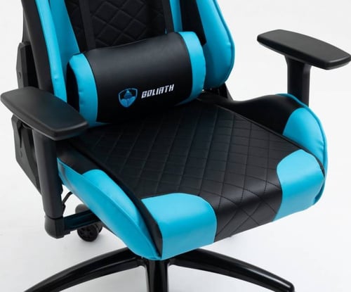 كرسي العاب احترافي ازرق | Goliath HY 19KG 3D ARMRE...