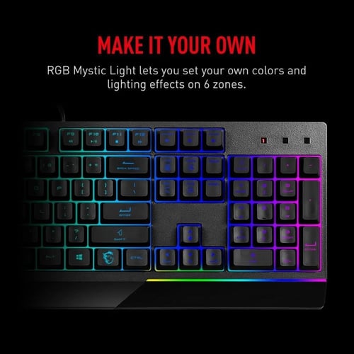 Msi Vigor GK30 Arabic | كيبورد العاب فيقور جي كي 3...